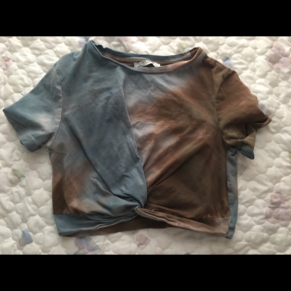 Tie dye crop
